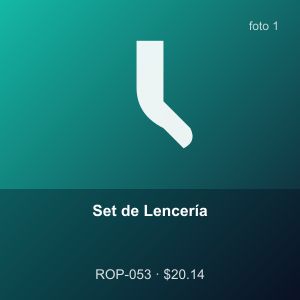 Set de Lencería